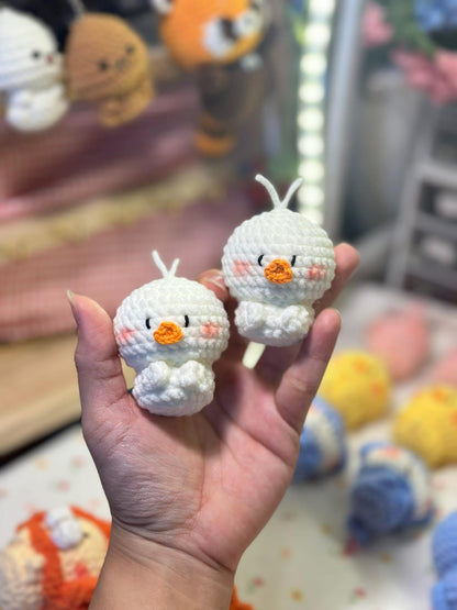 Cute Crochet Animal Keychains, Crochet Keychain, Handmade Amigurumi Plush Bag Charms, Tiny Stuffed Animal Gifts, Friend Gift, Birthday gift