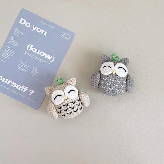 Crochet Owl Amigurumi, Handmade Owl Plush, Cute Owl Decor, Mini Crochet Animal, Woodland Nursery Gift, Owl Lover Present, Crochet Bird