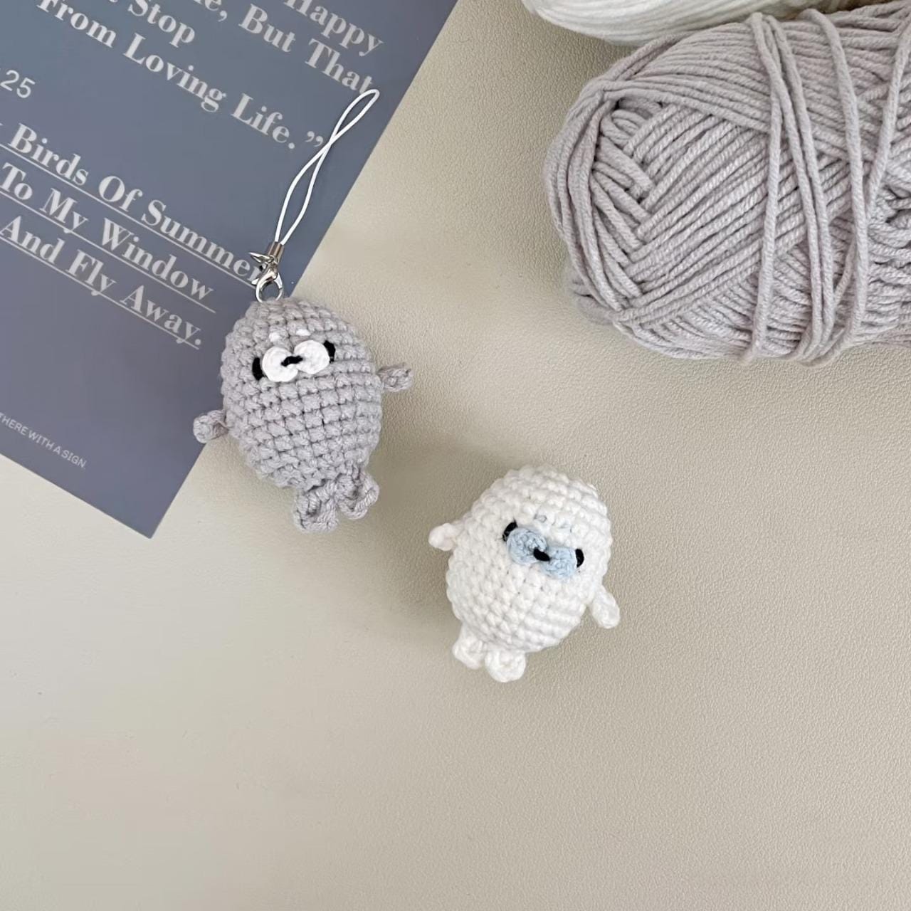 Crochet Seal Amigurumi, Handmade Baby Seal Plush, Cute Ocean Animal, Mini Crochet Seal Toy, Marine Lover Gift, Crochet Sea Animal