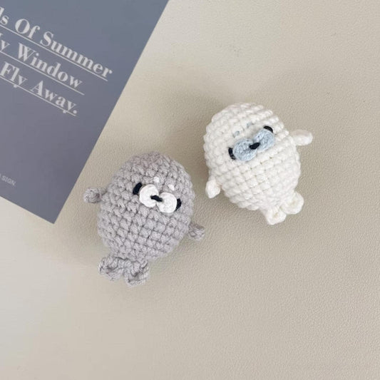 Crochet Seal Amigurumi, Handmade Baby Seal Plush, Cute Ocean Animal, Mini Crochet Seal Toy, Marine Lover Gift, Crochet Sea Animal