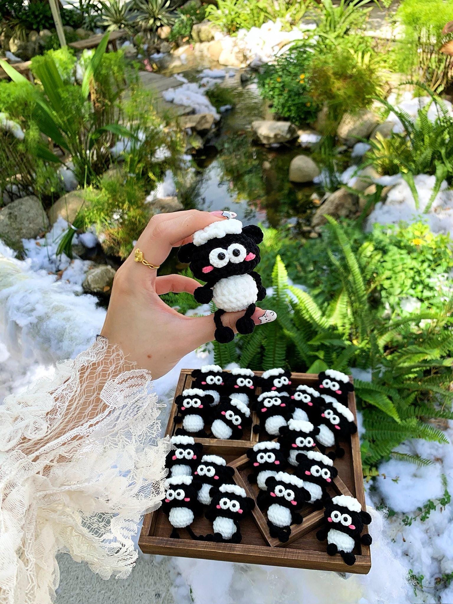 Cute Sheep Crochet Doll – Kawaii Lamb Amigurumi – Crochet Sheep Keychain – Handmade Animal Toy – Small Crochet Gift, Shaun the Sheep